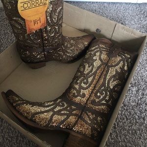 Corral Orix Glitter Inlay and Studs Cowboy Boots!